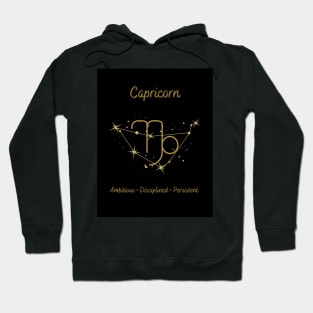 Astrology Collection - Capricorn (Symbol & Constellation) Hoodie